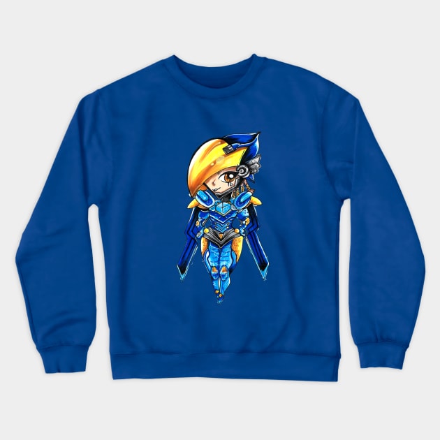 pharah overwatch chibi Crewneck Sweatshirt by Geeky Gimmicks